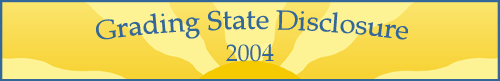 Grading State Disclosure 2004 Logo Graphic
